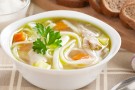 СУП ЛАПША ДОМАШНЯЯ С КУРИЦЕЙ 500Г