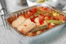 РЫБА С ОВОЩАМИ И КУС-КУСОМ В СЛАДКО-ОСТРОМ СОУСЕ 170Г
