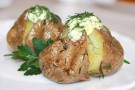 КАРТОФЕЛЬ ПЕЧЕНЫЙ С ЧЕСНОКОМ, УКРОПОМ И СЛИВОЧНЫМ МАСЛОМ 1КГ