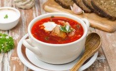 БОРЩ ИЗ СВЕЖЕЙ КАПУСТЫ С МЯСОМ 475Г