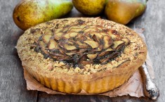 ПИРОГ ГРУША В КАРАМЕЛИ